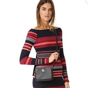 TORY BURCH Ivy Micro Zip Cross Body Bag